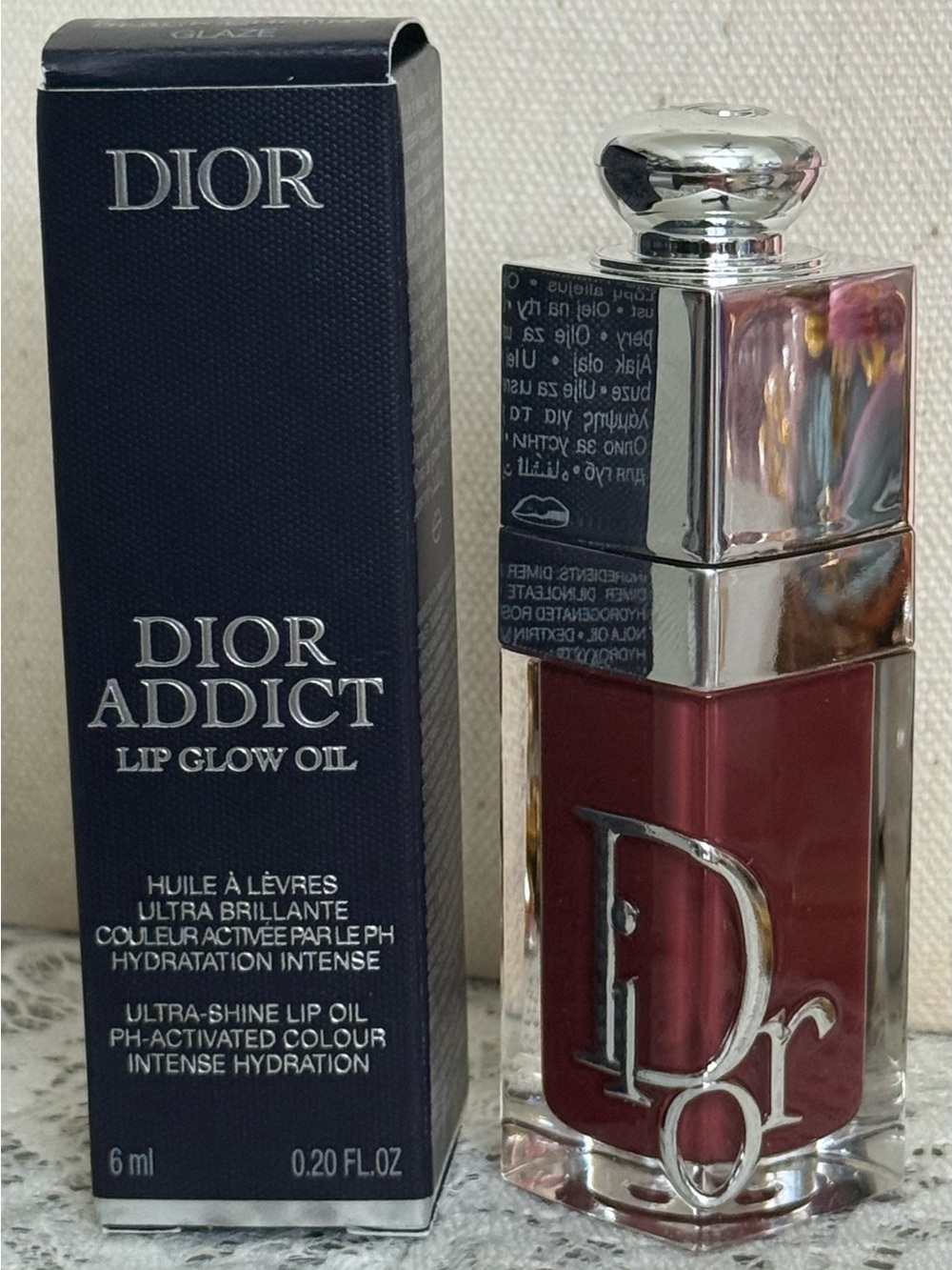 Dior Addict Lip Glow Oil — 104 Black Cherry Glaze